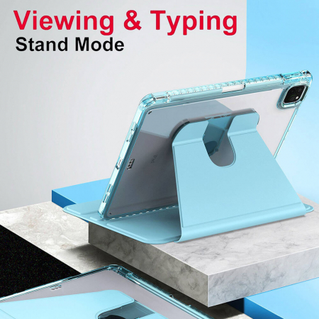 Husa Samsung Galaxy Tab S9 Plus X810 / X816B / S9 FE Plus X610 / X616B / S10 Plus X820 12.4 inch Techsuit Crystal Visison negru [1]