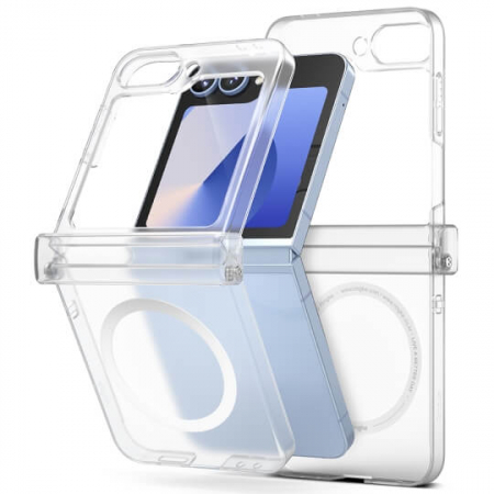 Huse Galaxy Z - Husa Samsung Galaxy Z Flip 6 Ringke Slim Hinge magsafe transparent mat