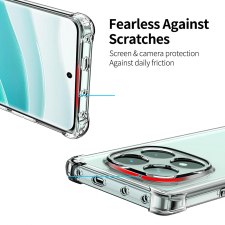 Husa Shockproof clear silicone Techsuit Xiaomi Poco F7 Ultra [1]
