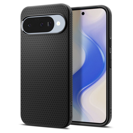 Husa Google Pixel - Husa silicon Google Pixel 10 / 10 Pro Spigen - Liquid Air Matte Black