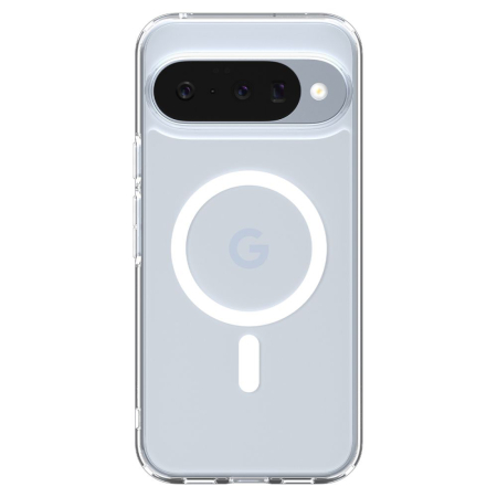 Husa Google Pixel - Husa silicon Google Pixel 10 / 10 Pro Spigen - Ultra Hybrid MagSafe  Clear / White