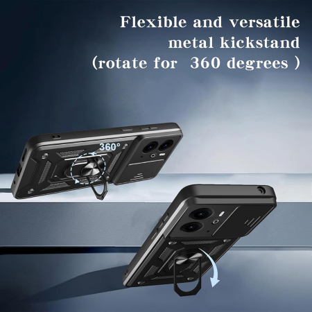 Husa silicon Honor 400 Lite Techsuit - CamShield Series Black [3]