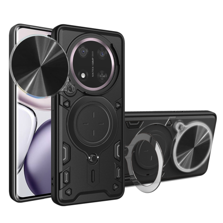 Husa silicon Honor Magic7 Lite / X9c Techsuit - CamGuard Pro - Black [5]