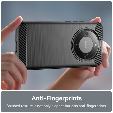 Husa silicon Honor Magic8 Lite Techsuit - Carbon Silicone Black [5]