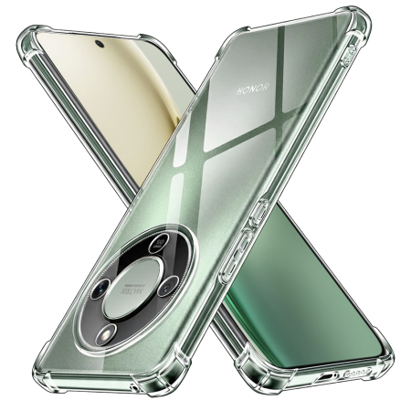 Husa Honor Magic 8 Lite - Husa silicon Honor Magic8 Lite Techsuit - Shockproof Clear Silicone Clear