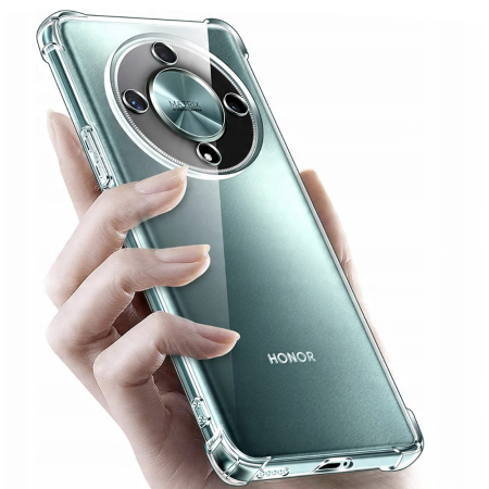 Husa silicon Honor Magic8 Lite Techsuit - Shockproof Clear Silicone Clear [3]
