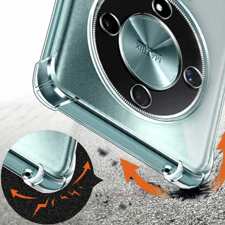 Husa silicon Honor Magic8 Lite Techsuit - Shockproof Clear Silicone Clear [4]