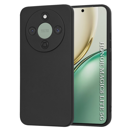 Husa silicon Honor Magic8 Lite Techsuit - SoftFlex Black [2]