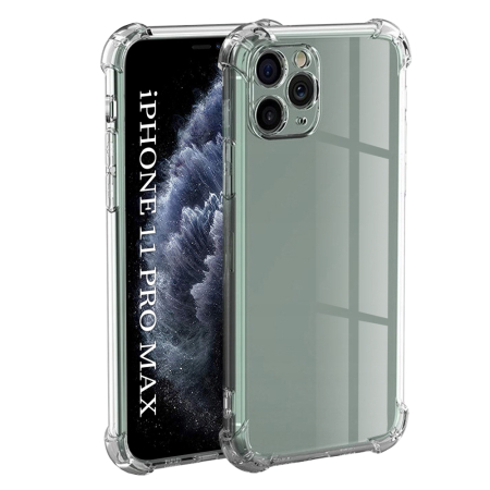 Husa Iphone 11 Apple - Husa silicon iPhone 11 Pro Max Techsuit - Shockproof Clear Silicone Clear