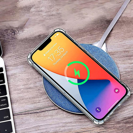 Husa silicon iPhone 12 Pro Max Techsuit - Shockproof Clear Silicone MagSafe Clear [8]