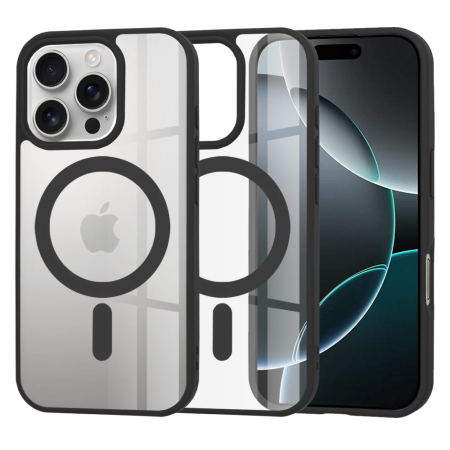 Husa silicon iPhone 16 Pro Techsuit - MagSafe Pro -  - Black [0]