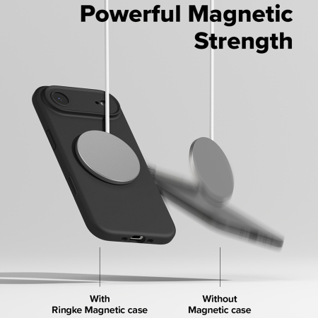 Husa silicon iPhone 17 Air Ringke - Silicone Magnetic MagSafe Black [3]