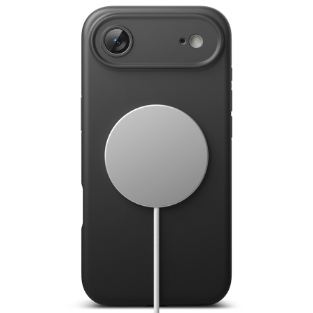 Husa Iphone 17 - Husa silicon iPhone 17 Air Ringke - Silicone Magnetic MagSafe Black