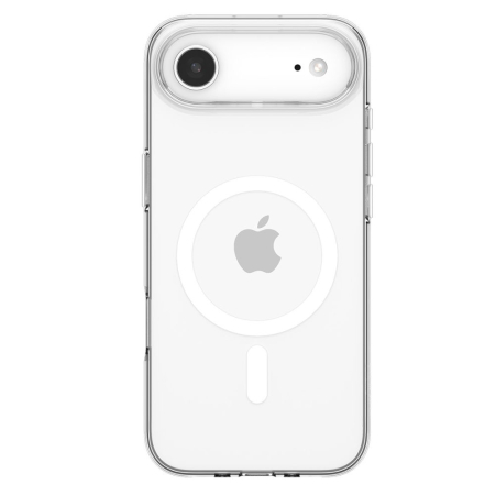 Huse - Husa silicon iPhone 17 Air Spigen - Liquid Crystal MagSafe Clear / White