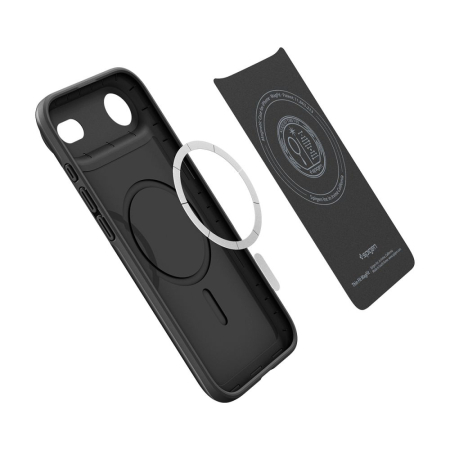 Husa silicon iPhone 17 Air Spigen - Thin Fit MagSafe Black [1]
