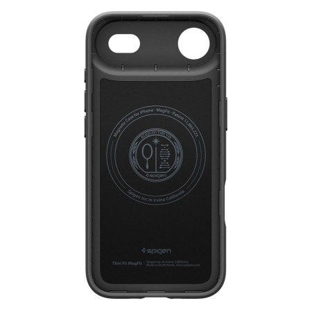 Husa silicon iPhone 17 Air Spigen - Thin Fit MagSafe Black [4]