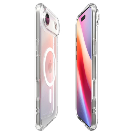 Husa silicon iPhone 17 Air Spigen - Ultra Hybrid MagSafe Clear/White [5]