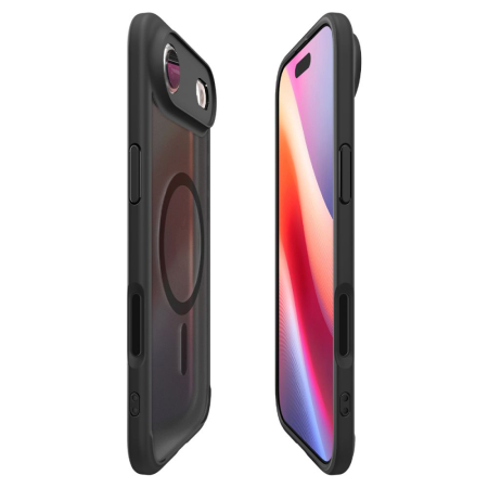 Husa silicon iPhone 17 Air Spigen - Ultra Hybrid MagSafe Frost Black [4]