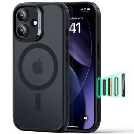 Husa Iphone 17 - Husa silicon  iPhone 17 ESR - Classic Hybrid HaloLock Frosted Black