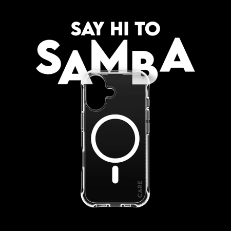 Husa silicon iPhone 17 PanzerGlass - CARE Fashionable Case w. White MagSafe Transparent [4]