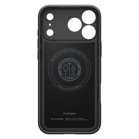 Husa silicon iPhone 17 Pro Max  Spigen - Thin Fit MagSafe Black [3]