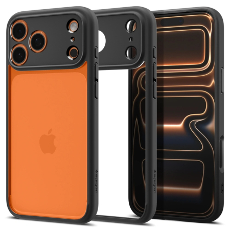 Husa Iphone 17 - Husa silicon iPhone 17 Pro Max Spigen - Ultra Hybrid Matte Black
