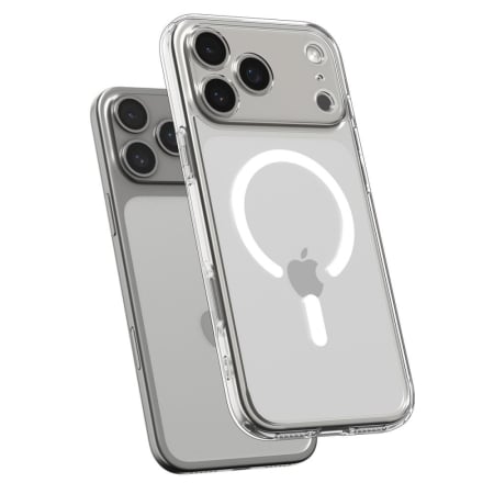 Husa silicon iPhone 17 Pro Spigen - Ultra Hybrid MagSafe Clear/White [6]