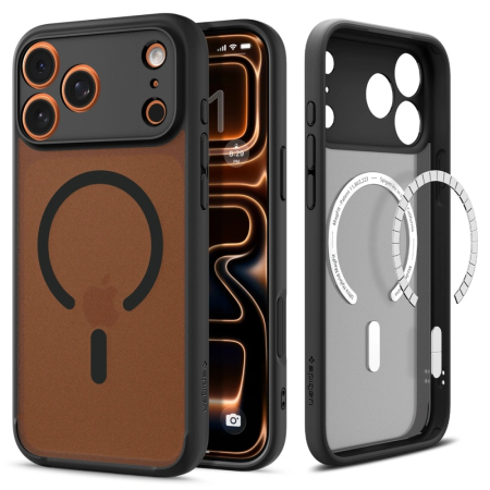 Husa silicon iPhone 17 Pro Spigen - Ultra Hybrid MagSafe - Frost Black [5]