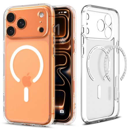 Husa Iphone 17 - Husa silicon iPhone 17 Pro  Spigen - Ultra Hybrid MagSafe - Frost White