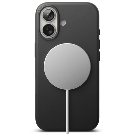 Husa Iphone 17 - Husa silicon iPhone 17 Ringke - Silicone Magnetic MagSafe Black