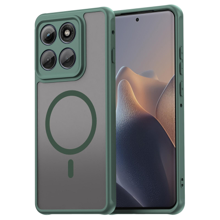 Huse - Husa silicon Motorola Edge 60 Pro Techsuit - HaloFrost II MagSafe - Green