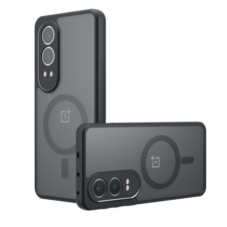 Husa Oneplus Nord CE 4 lite - Husa silicon OnePlus Nord CE4 Lite Techsuit - PureFrost MagSafe Frosted Black