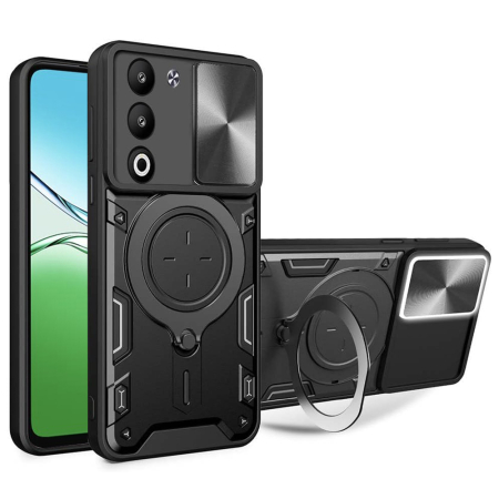 Huse Oppo A - Husa silicon Oppo A5 4G Techsuit - CamGuard Pro Black