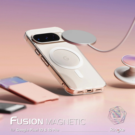 Husa silicon Ringke Fusion clear magsafe Google Pixel 10 / Pixel 10 Pro [4]