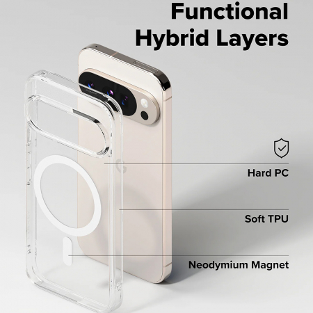 Husa silicon Ringke Fusion clear magsafe Google Pixel 10 / Pixel 10 Pro [2]