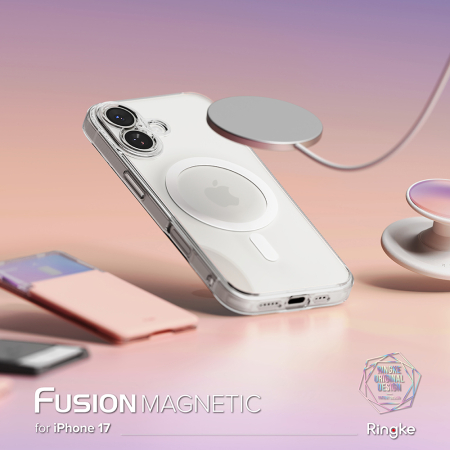 Husa silicon Ringke - Fusion MagSafe - iPhone 17 - Clear [2]