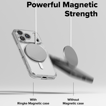 Husa silicon Ringke - Fusion MagSafe - iPhone 17 Pro - Clear [2]