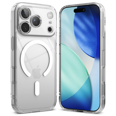 Husa silicon Ringke - Fusion MagSafe - iPhone 17 Pro - Clear [5]