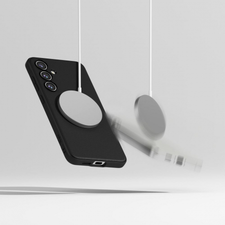 Husa silicon Ringke Onyx Magnetic Magsafe Samsung Galaxy S24 FE black [4]