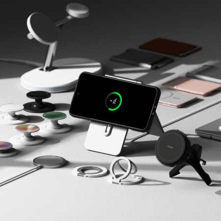 Husa silicon Ringke Onyx Magnetic Magsafe Samsung Galaxy S24 FE black [8]