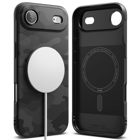 Husa silicon  Ringke - Onyx MagSafe - iPhone 17 Air - Camo Black [4]