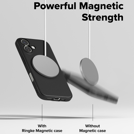 Husa silicon Ringke - Onyx MagSafe - iPhone 17 - Black [2]