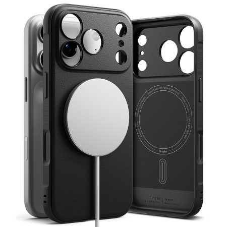 Husa silicon Ringke - Onyx MagSafe - iPhone 17 Pro - Black [3]