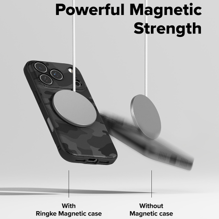 Husa silicon Ringke - Onyx MagSafe - iPhone 17 Pro Max - Camo Black [6]