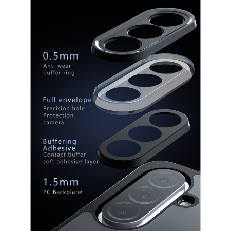 Husa silicon Samsung Galaxy A16 4G / A16 5G Techsuit - PureFrost MagSafe Frosted Black [3]