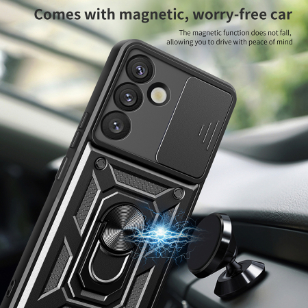 Husa silicon Samsung Galaxy A36 5G Techsuit - CamShield Series Blue [1]