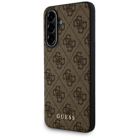 Husa silicon Samsung Galaxy A56 5G Guess - Hardcase 4G Classic (GUHCSA56G4GFBR) Brown [6]