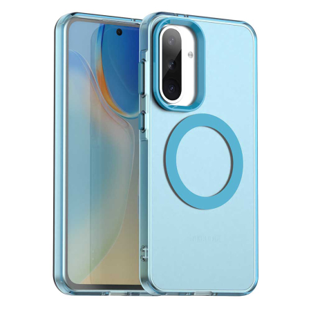 Husa Samsung A36 5G / A56 G - Husa silicon  Samsung Galaxy A56 5G Techsuit - CandyCase MagSafe  Blue