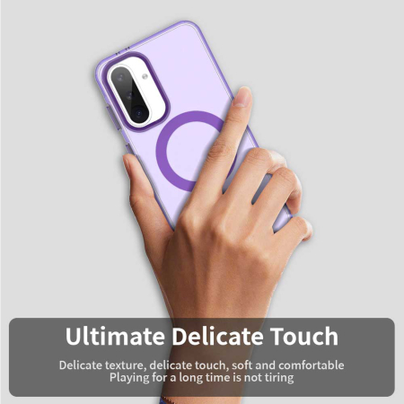 Husa silicon Samsung Galaxy A56 5G Techsuit - CandyCase MagSafe Purple [6]