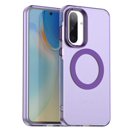 Husa Samsung A36 5G / A56 G - Husa silicon Samsung Galaxy A56 5G Techsuit - CandyCase MagSafe Purple
